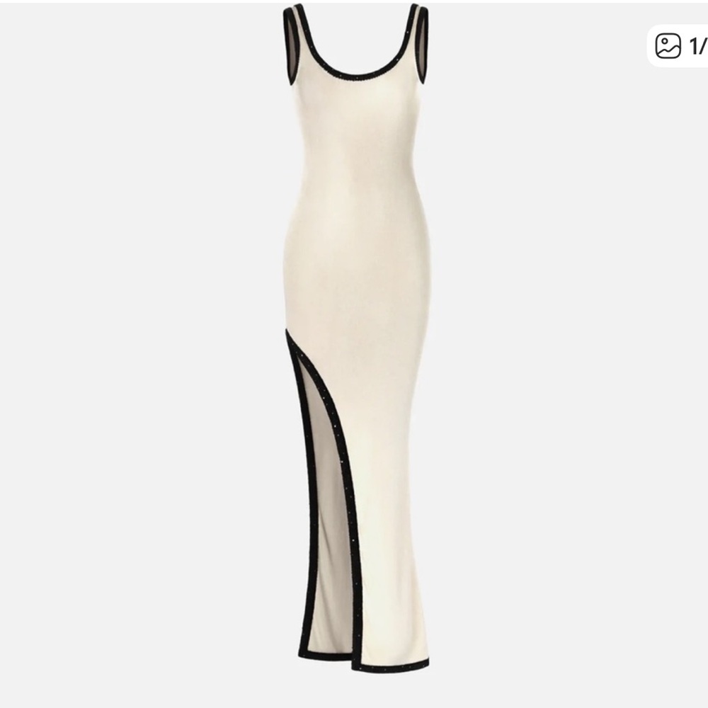 Asta Resort Naomi Split Dress - Cream
